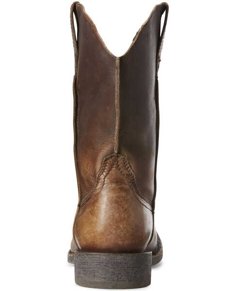 Image #3 - Ariat Men's Rambler Naturally Distressed Western Boots - Square Toe, , hi-res