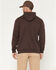 Image #4 - Carhartt Men's Loose Fit Midweight Logo Sleeve Graphic Hooded Sweatshirt, Dark Brown, hi-res
