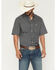 Image #1 - Ariat Men's Tru Printed Short Sleeve Button-Down Western Shirt, Black, hi-res