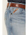 Image #2 - Ariat Men's M7 Light Wash Slim Straight Stretch Denim Jeans, Light Wash, hi-res