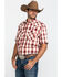 Pendleton Men's Red Frontier Plaid Short Sleeve Western Shirt , Red, hi-res