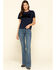 Image #6 - Wrangler retro Women's Vintage Medium Shelby Trouser Jeans, Blue, hi-res