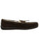 Minnetonka Men's Hardsole Pile Lined Moccasins, Chocolate, hi-res