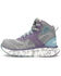 Image #3 - Carolina Women's Azalea Hi-Top Athletic Work Shoes - Composite Toe, Grey, hi-res