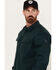 Image #2 - Hawx Men's FR Plaid Print Long Sleeve Button-Down Work Shirt, Green, hi-res