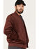 Brixton Men's Dillinger Bomber Jacket, Burgundy, hi-res