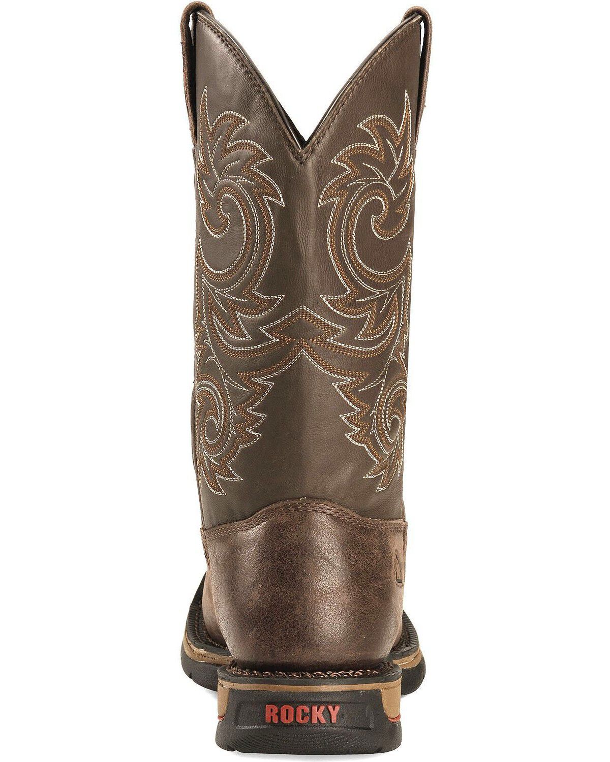 Image #7 - Rocky Men's Long Range Steel Toe Western Boots, , hi-res