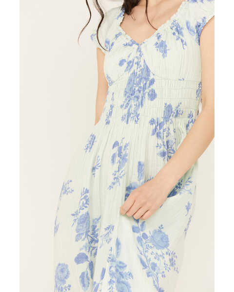 Image #3 - Free People Women's Floral Forget Me Not Midi Dress, , hi-res