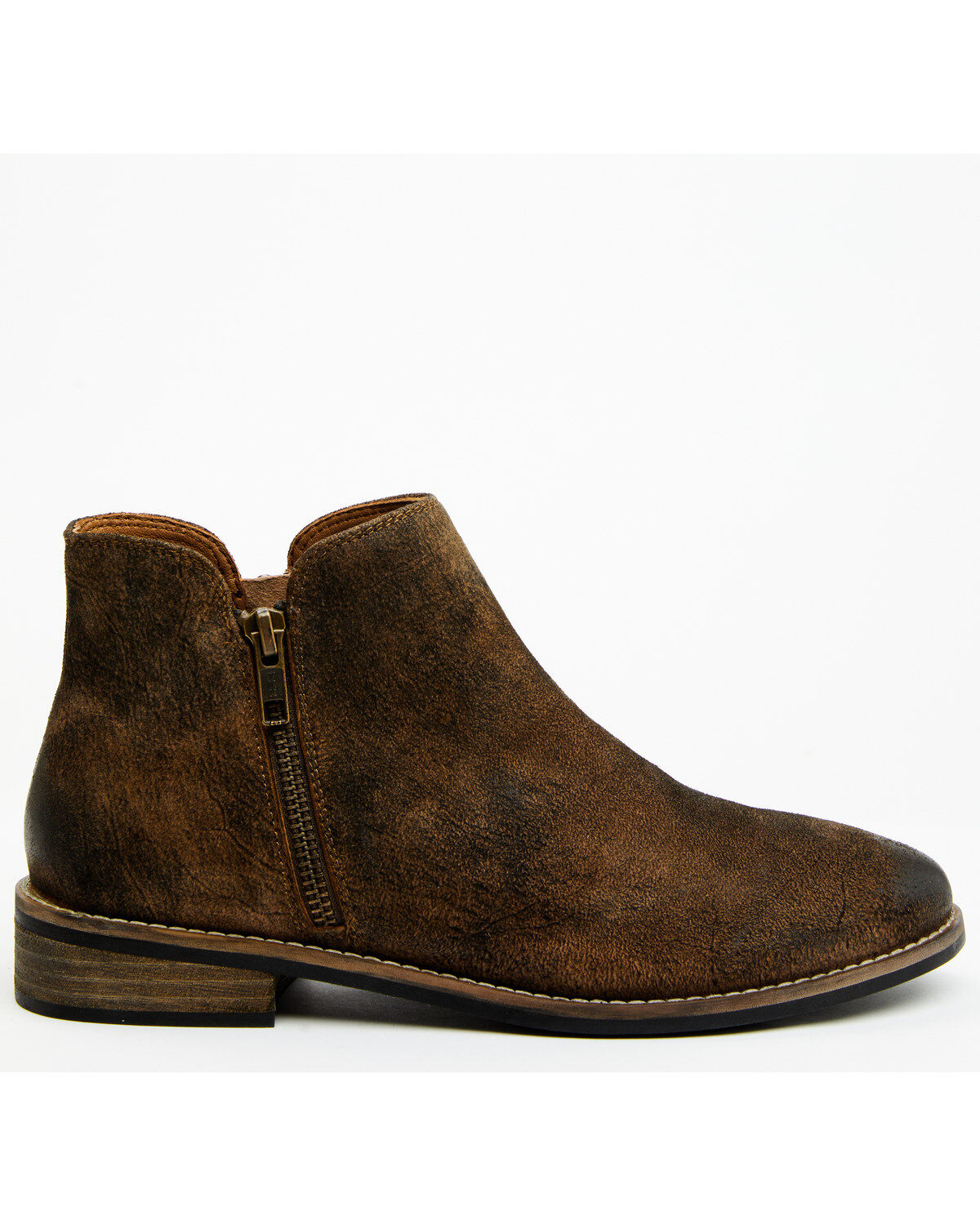 Image #2 - Diba True Women's Citrus Sweet Suede Booties - Round Toe, Brown, hi-res
