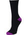 Shyanne® Women's 3 Pack Crew Socks, Black, hi-res