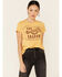 Image #1 - Bandit Brand Women's Mustard Silver Spur Spoon Graphic Tee , , hi-res