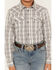 Image #3 - Cody James Boys' Plaid Print Long Sleeve Snap Western Shirt, White, hi-res