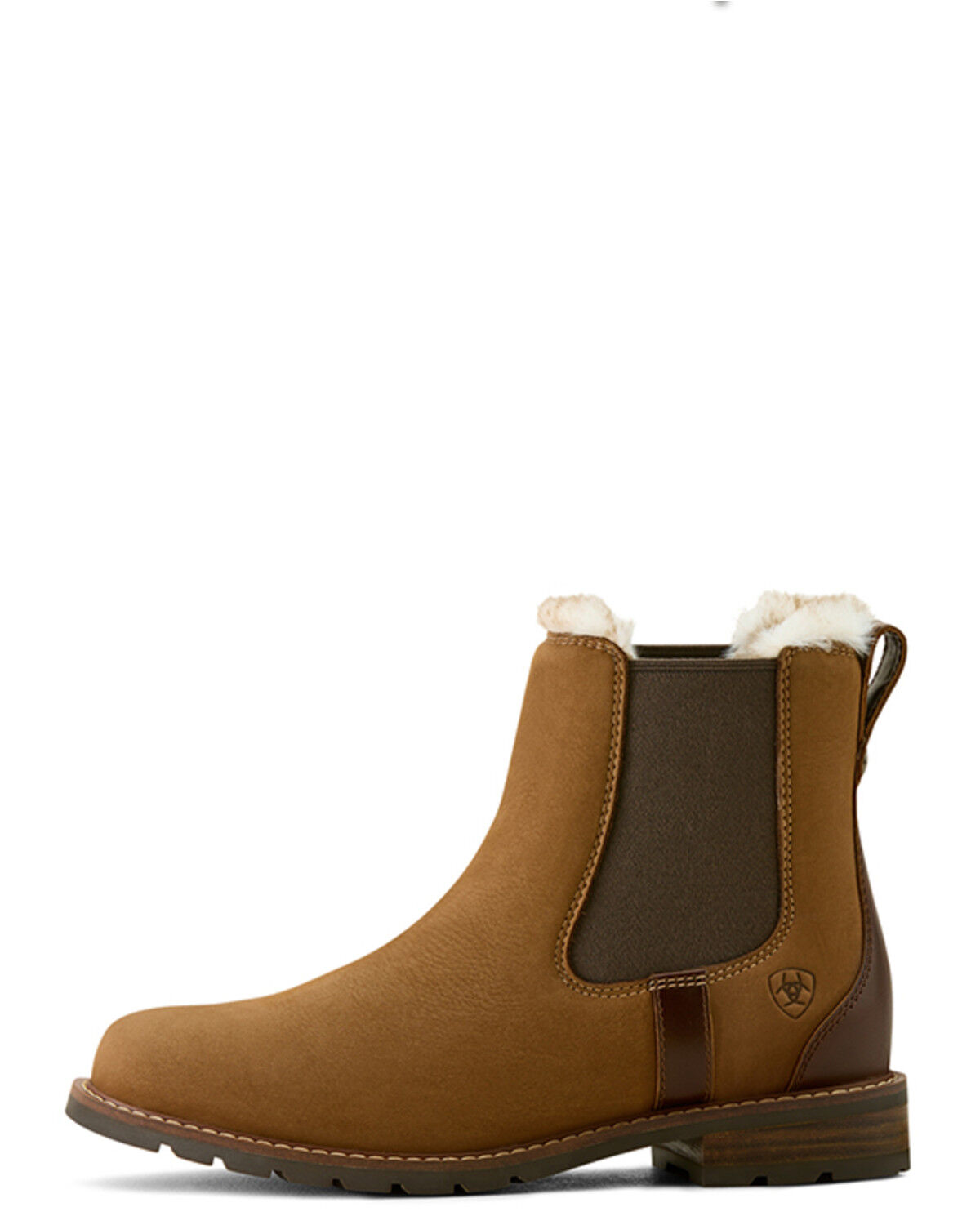 Image #2 - Ariat Women's Wexford Sherpa Waterproof Chelsea Boots - Round Toe, Brown, hi-res