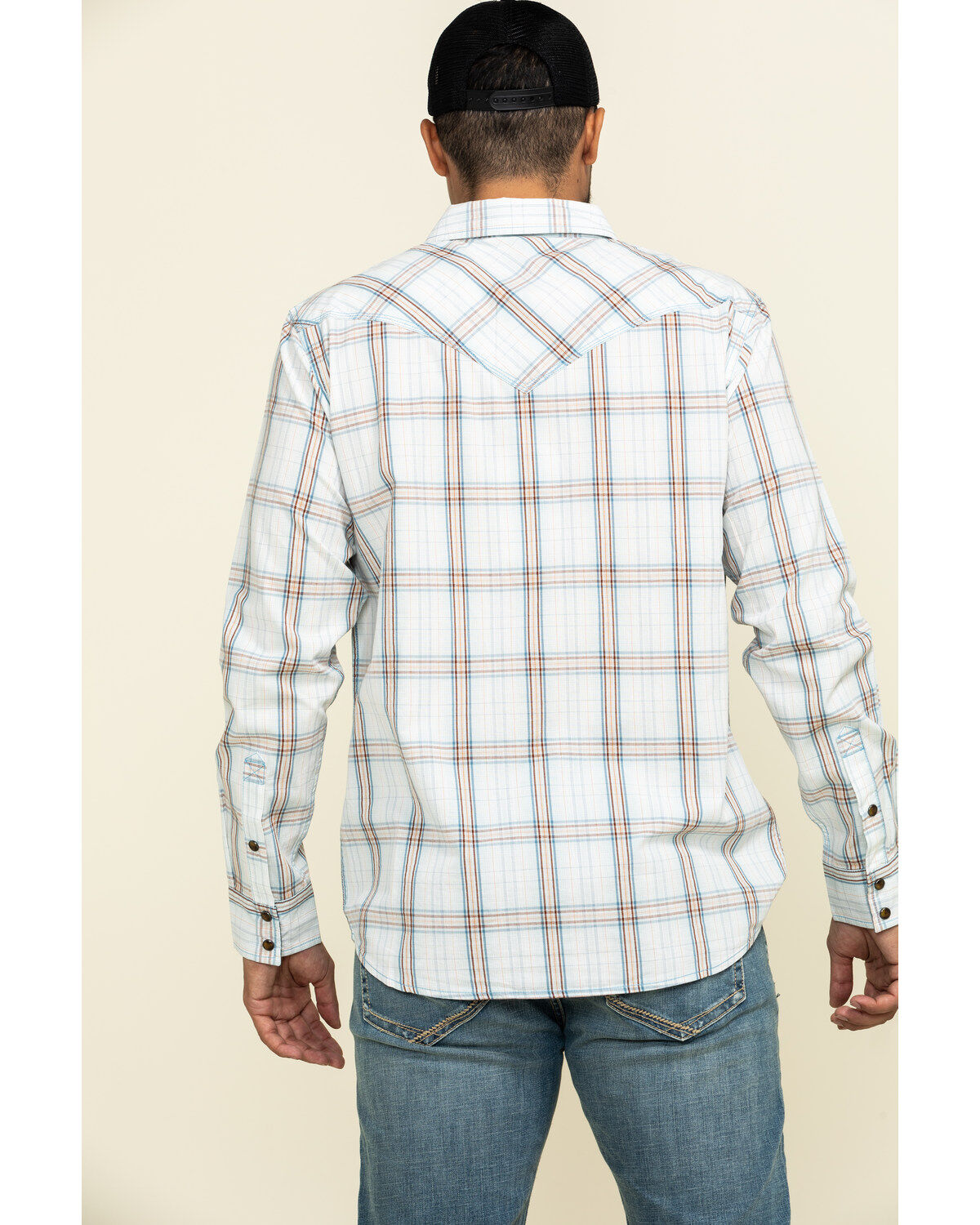 Image #2 - Moonshine Spirit Men's Bloomfield Large Plaid Long Sleeve Western Shirt , , hi-res