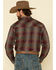 Image #2 - Resistol Men's Multi Chestnut Check Plaid Long Sleeve Western Shirt, Multi, hi-res