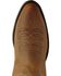Image #6 - Boulet Men's Western Boots - Round Toe, Amber Brn, hi-res