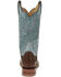 Image #5 - Justin Women's Ralston Exotic Smooth Ostrich Skin Western Boots - Broad Square Toe, Chocolate, hi-res