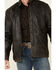 Image #3 - Cripple Creek Men's Antique Black Lamb Nappa Leather Jacket, , hi-res