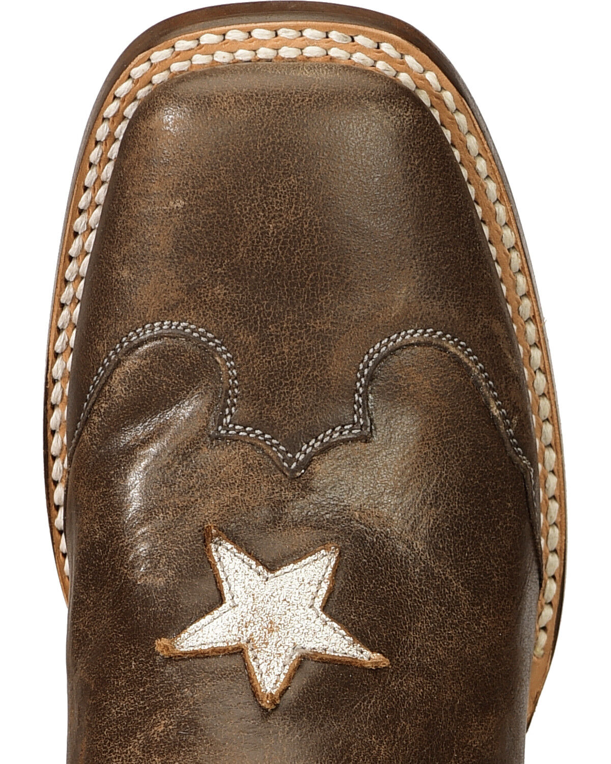 Roper Women&rsquo;s Distressed Texas Flag Cowgirl Boots - Square Toe,