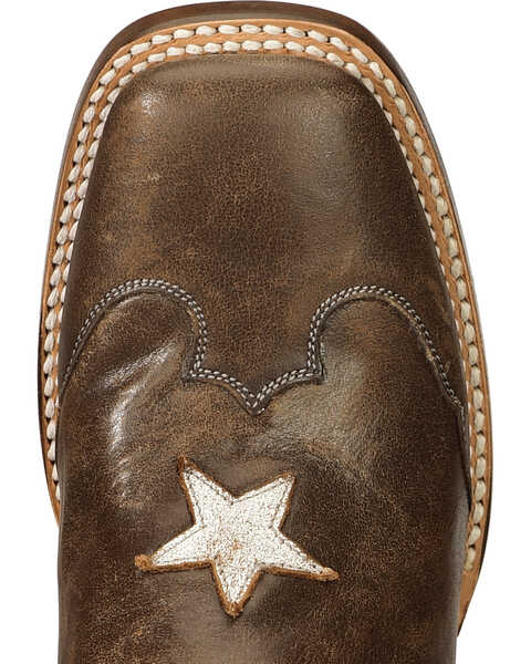 Image #6 - Roper Women's Distressed Texas Flag Cowgirl Boots - Square Toe, , hi-res