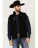 Image #1 - RANK 45® Men's Ralington Embroidered Softshell Vest, Black, hi-res