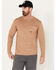 Image #1 - Ariat Men's Rebar Workman Long Sleeve Graphic Work Shirt, Beige, hi-res