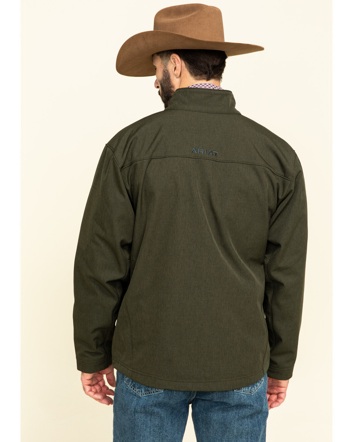 olive green ariat jacket