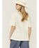 Image #4 - Rock & Roll Denim Women's Desperado Short Sleeve Graphic Tee, Cream, hi-res
