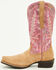 Image #3 - Ariat Women's Rock Creek Western Boots - Square Toe, Pink, hi-res