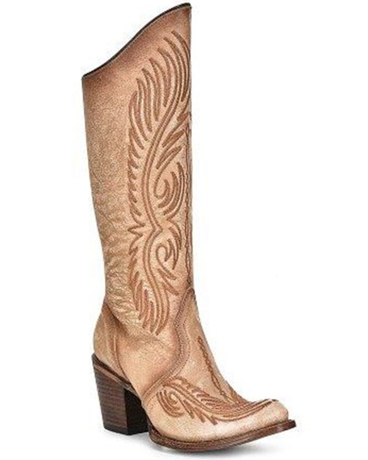 Image #1 - Circle G Women's LD Western Boots - Round Toe, Sand, hi-res