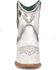Corral Women's Patent Leather Inlay & Embroidery Western Booties - Pointed Toe , White, hi-res