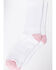 Shyanne® Women's Crew Sock 3 Pack, White, hi-res