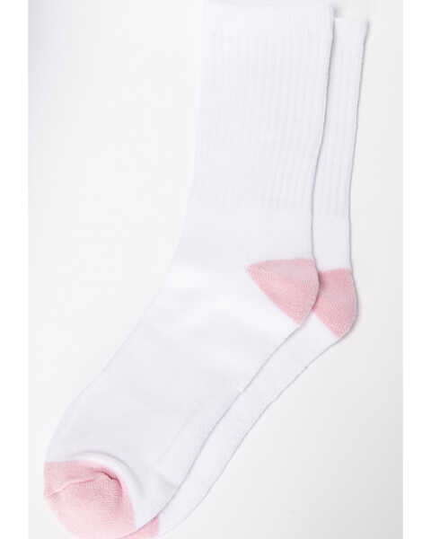 Image #2 - Shyanne® Women's Crew Sock 3 Pack, White, hi-res