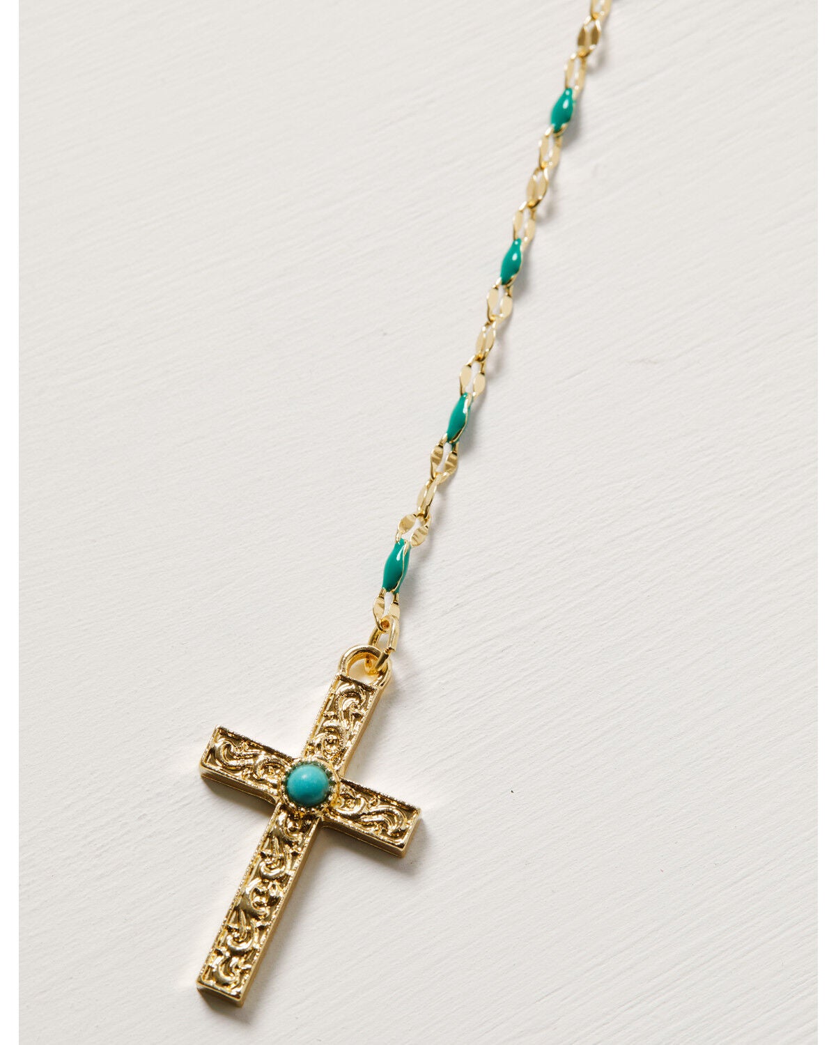 Image #2 - Shyanne Women's Delicate Cross Necklace, Gold, hi-res
