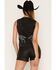 Image #4 - Blue B Women's Boot Barn Exclusive Horse Studded Denim Vest, Black, hi-res