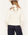 Image #4 - Scully Women's Rose Embroidered Long Sleeve Pearl Snap Western Shirt, Cream, hi-res