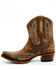 Image #3 - Lane Women's Lexington Western Booties - Snip Toe, Caramel, hi-res