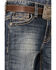 Rock & Roll Denim Boys' Medium Wash Vintage Regular Bootcut Jeans, Medium Wash, hi-res