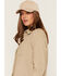 Image #2 - Carhartt Women's Hamilton Relaxed Long Sleeve Button-Down Work Shirt, Olive, hi-res