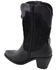 Image #8 - Milwaukee Leather Women's Snake Print Western Boots - Round Toe, Black, hi-res