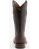 Image #5 - Ferrini Men's Exotic Caiman Western Boots - Broad Square Toe, Chocolate, hi-res