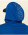 Hawx Men's Tech Logo Hooded Work Sweatshirt , Blue, hi-res