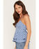 Image #2 - Originality Women's Boot Barn Exclusive Polka Dot Tie-Back Tank Top, Blue, hi-res