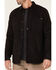 Image #3 - Hawx Men's Black McLain Plaid Insulated Snap Front Flannel Work Shirt Jacket, Black, hi-res