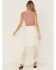 Image #3 - Wild Moss Women's Lace High-Low Skirt, Ivory, hi-res