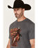 Image #2 - Wrangler Men's Bucking Cancer Short Sleeve Graphic T-Shirt, , hi-res