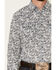 Image #3 - Moonshine Spirit Men's Ricochet Paisley Print Long Sleeve Snap Western Shirt, White, hi-res