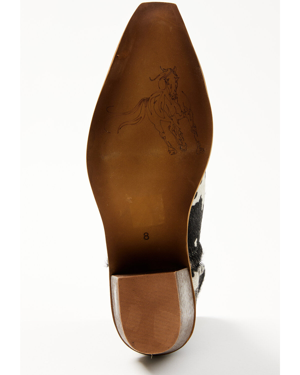 Image #7 - Myra Bag Women's Easy Going Cow Hair Western Booties - Snip Toe, , hi-res