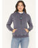 Image #1 - Shyanne Women's Bolo Tie Hoodie, Indigo, hi-res