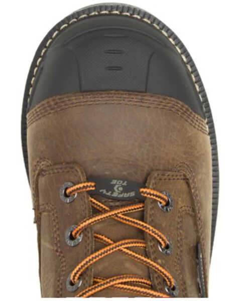 Image #4 - Wolverine Men's Hellcat UltraSpring Heavy Duty 6" Lace-Up Work Boots - Composite Toe , Brown, hi-res